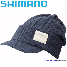 Шапка Shimano Knit Watch with Brim Regular Indigo